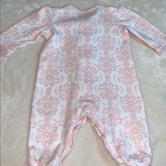 Little Me Pink Footie 3M Bows Tulle EUC - Picture 8 of 10